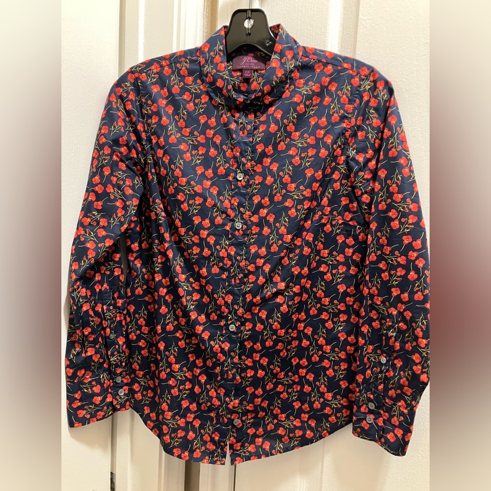 J Crew Women’s Shirt in their Liberty Fabric.
